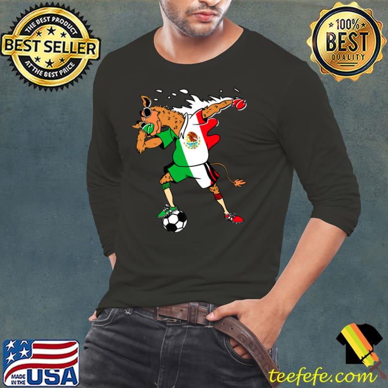 House Dabbing Mexican City Camel Mexico Flag Soccer Football Player T-Shirt Long Sleeve Tee House Dabbing Mexican City Camel Mexico Flag Soccer Football Player T-Shirt Long Sleeve Tee