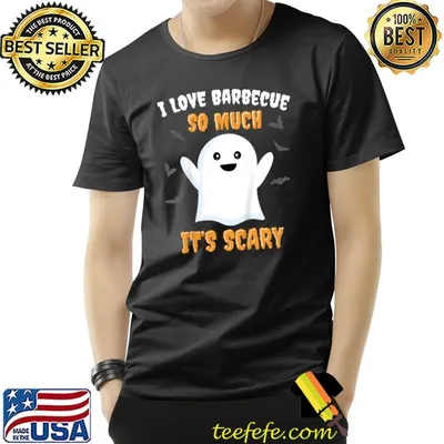 I Love Barbeque So Much It's Scary Halloween T-Shirt