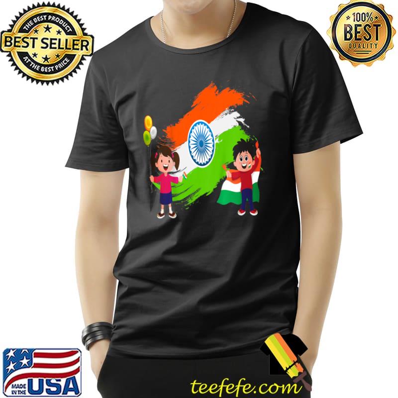 India 75th Independence Day India Independence Day Kids T-Shirt