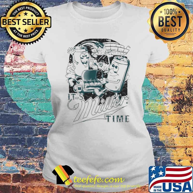 It’s Miller Time Philadelphia Eagles Football Shirt Laides tee It’s Miller Time Philadelphia Eagles Football Shirt Laides tee
