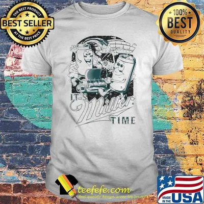 It’s Miller Time Philadelphia Eagles Football Shirt