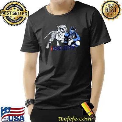 Jackson State University Tiger Football I Believe Deion Sanders T-Shirt