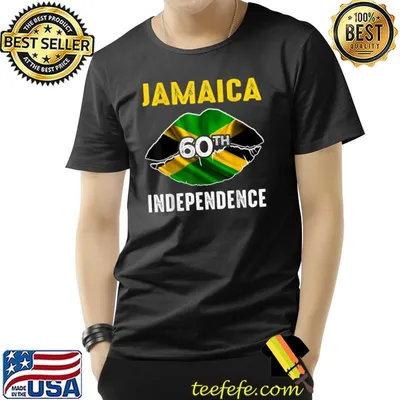 Jamaica 60th Independence Day Lip Jamaica 60 Independence T-Shirt