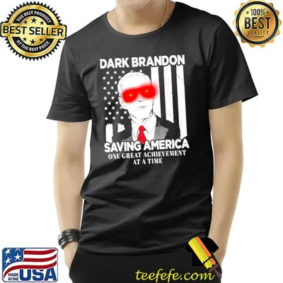 Joe Biden dark brandon saving America one great achievement at a time usa flag shirt