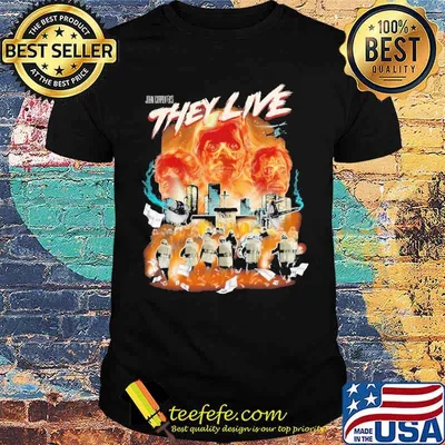 John Carpenter's They Live 1988 Skull Shirt