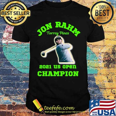 Jon Rahm 2021 US Open Champion T-Shirt