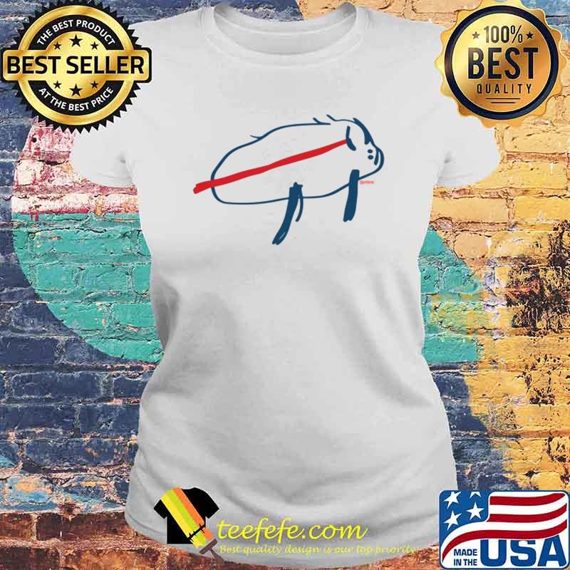 Josh Allen Buffalo Bills Potato Drawing - Buffalo Bills - T-Shirt