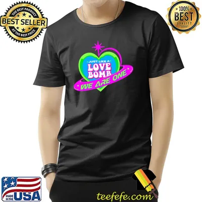 Just Like A Love Bomb We Are One Girls Generation Heart T-Shirt