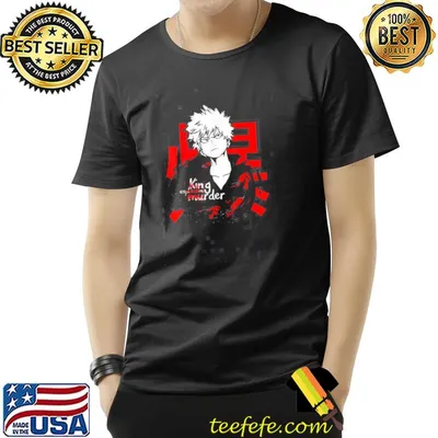 KatsukI bakugo black and white katsukis art bakugos anime manga characters shirt