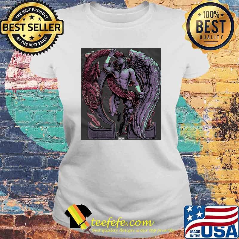 Kenny Omega Set in Stone Wing Dragon Shirt Laides tee Kenny Omega Set in Stone Wing Dragon Shirt Laides tee