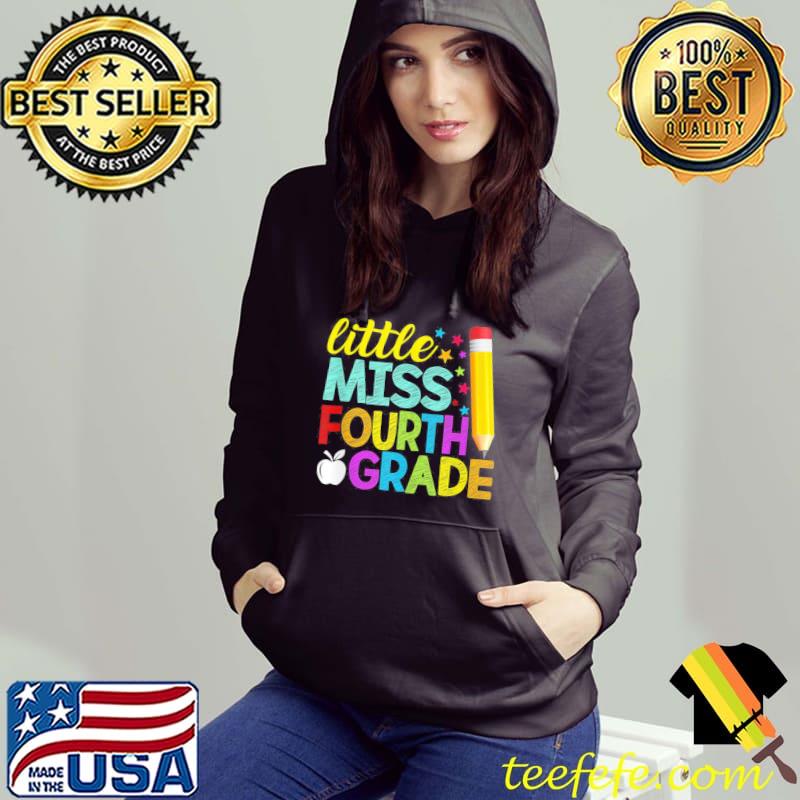 Kids funny back to school little miss 4th grade classic s Hoodie Kids funny back to school little miss 4th grade classic s Hoodie