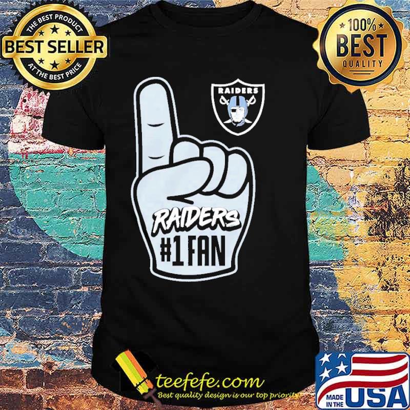 Las Vegas Raiders hand-off no 1 fan shirt