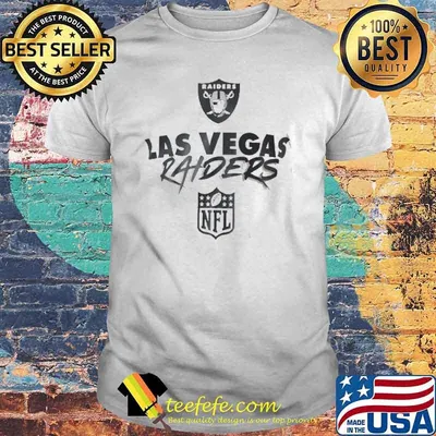 Las Vegas Raiders NFL Script White Shirt