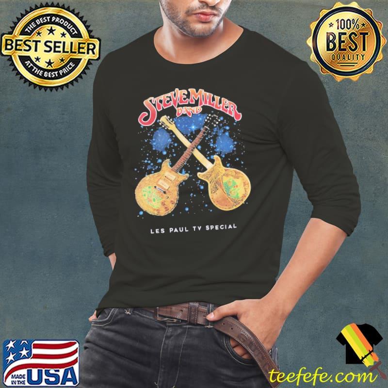 Les Paul TV special steve miller band tour 2022 s Long Sleeve Tee Les Paul TV special steve miller band tour 2022 s Long Sleeve Tee