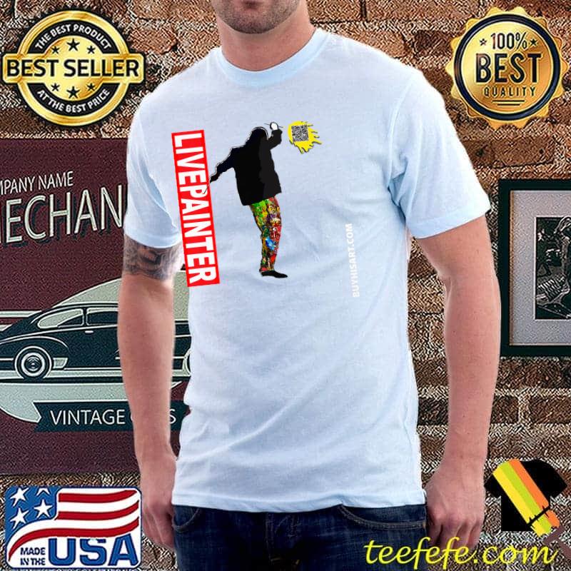 Livepainter Front Man Symbol T-Shirt Livepainter Front Man Symbol T-Shirt