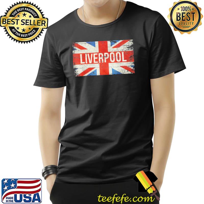 Liverpool united Kingdom british flag souvenir vintage shirt