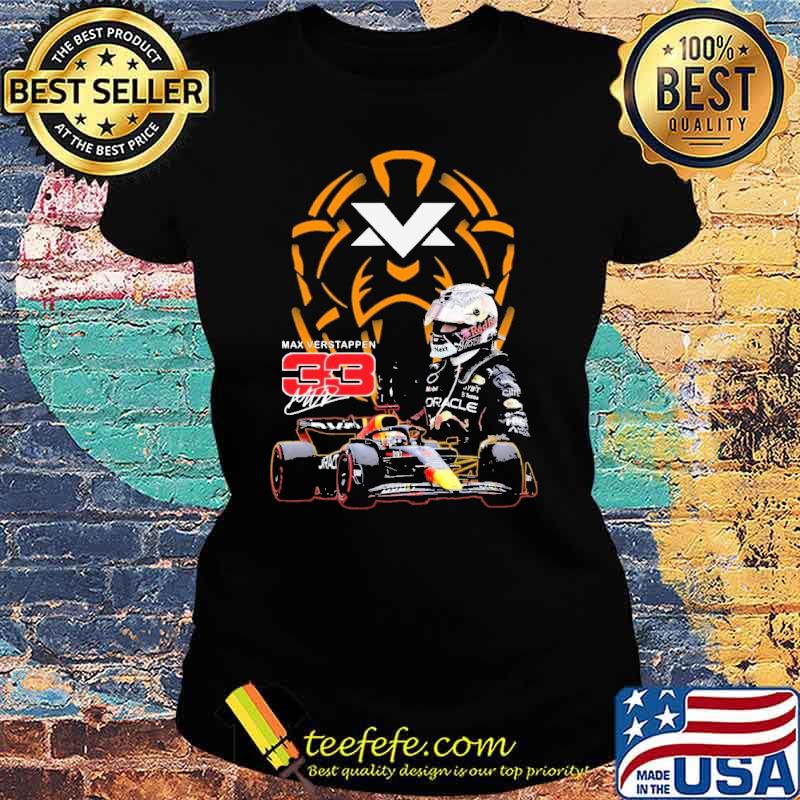 Max Verstappen 33 beperkte editie signature s Ladies tee Max Verstappen 33 beperkte editie signature s Ladies tee