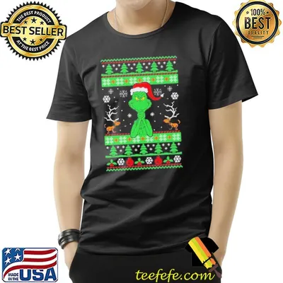 Merry ugly grinchmas grinch santa christmas trending classi c shirt