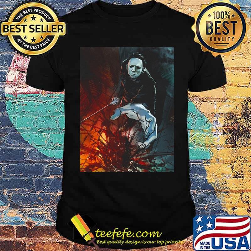 Michael Myer Killer Halloween Movie Poster Art Shirt