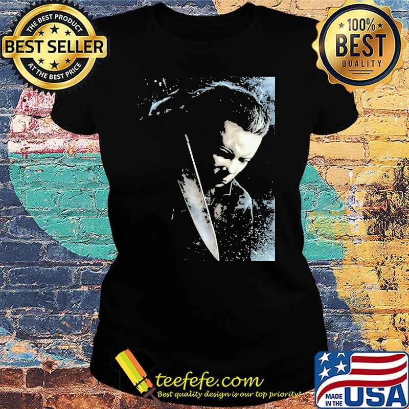 Michael Myer Killer Halloween Movie Poster Shirt Ladies tee Michael Myer Killer Halloween Movie Poster Shirt Ladies tee
