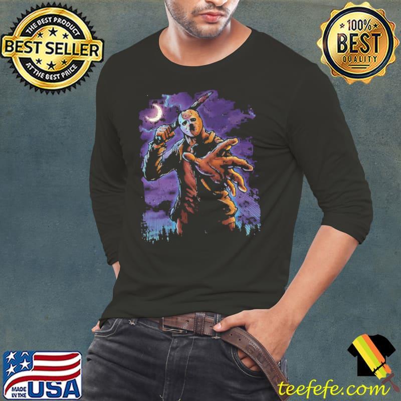 Michael myers x jason friday the 13th artwork s Long Sleeve Tee Michael myers x jason friday the 13th artwork s Long Sleeve Tee