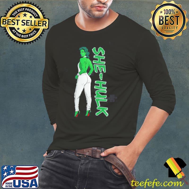 Model she Hulk girl classic s Long Sleeve Tee Model she Hulk girl classic s Long Sleeve Tee
