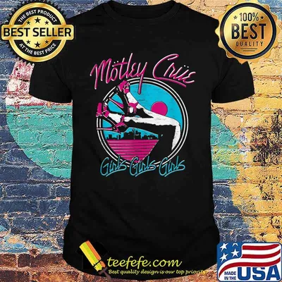 Mötley Crüe - Girls Girls Girls Heels T-Shirt