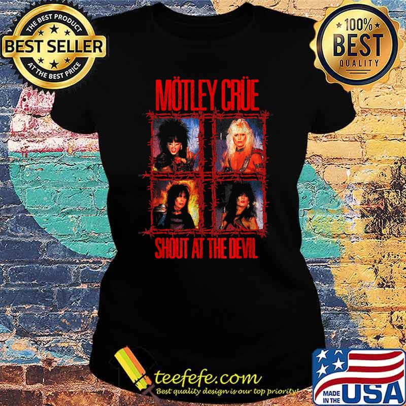 Mötley Crüe - Shout At The Devil - Wire T-Shirt Ladies tee Mötley Crüe - Shout At The Devil - Wire T-Shirt Ladies tee
