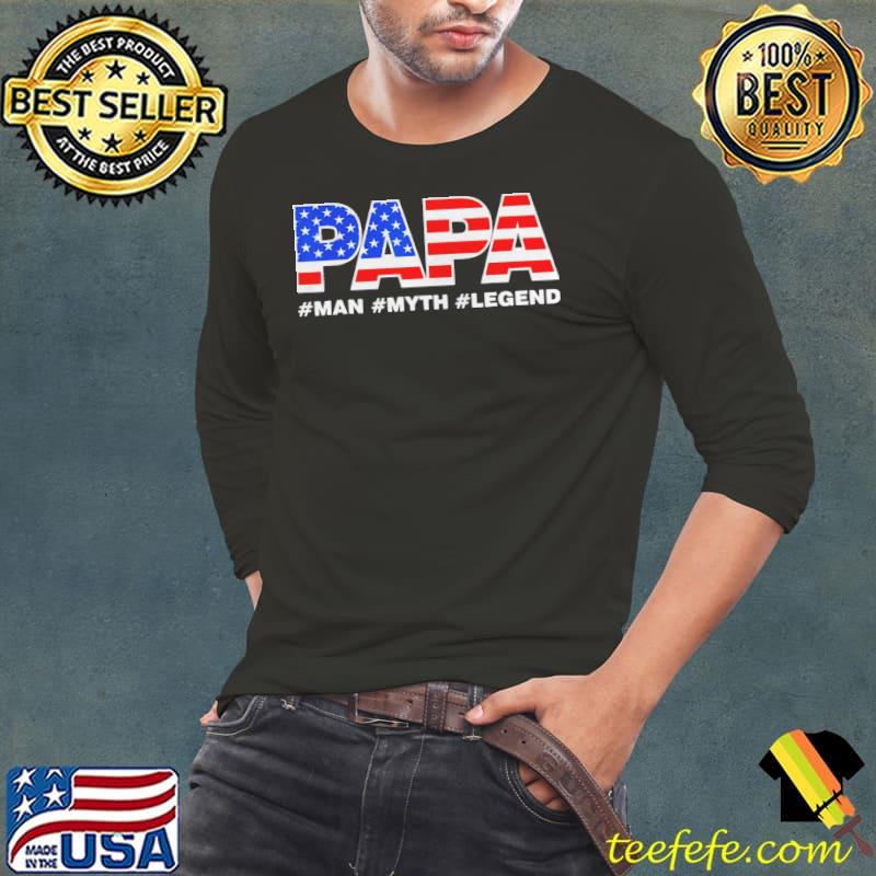 Myth legend papa man myth legend s Long Sleeve Tee Myth legend papa man myth legend s Long Sleeve Tee