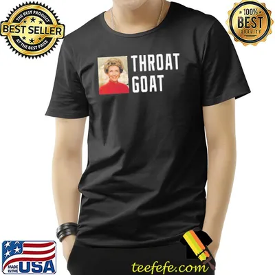 Nancy reagan throad goat funny meme classic shirt