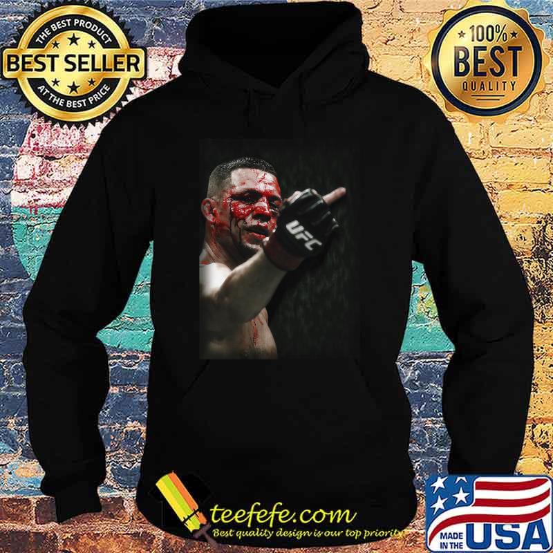 Nate Diaz Flip Finger UFC Nate Diaz Fighter Poster Nate Diaz Classic T-Shirt Hoodie Nate Diaz Flip Finger UFC Nate Diaz Fighter Poster Nate Diaz Classic T-Shirt Hoodie
