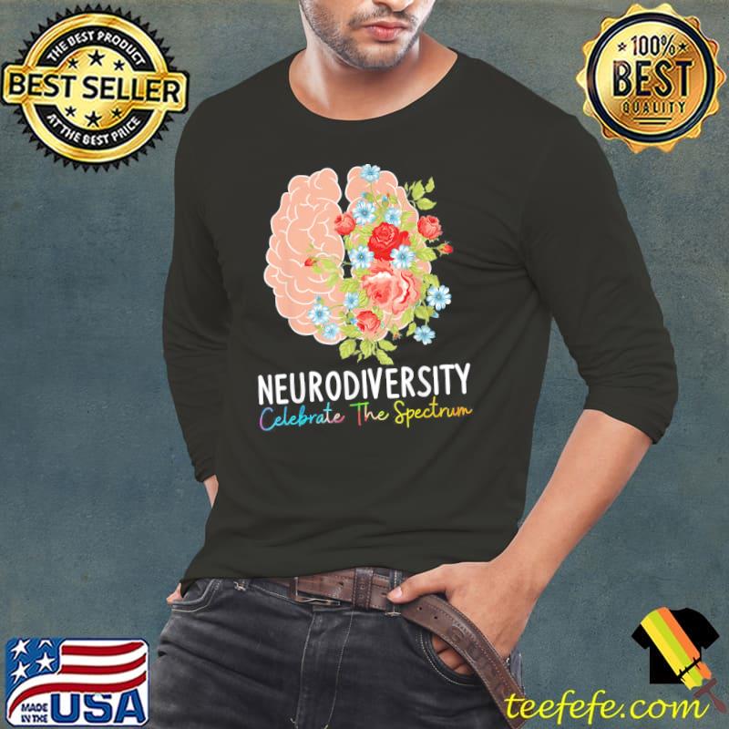 Neurodiversity celebrate the spectrum adhd brain autism asd classic s Long Sleeve Tee Neurodiversity celebrate the spectrum adhd brain autism asd classic s Long Sleeve Tee