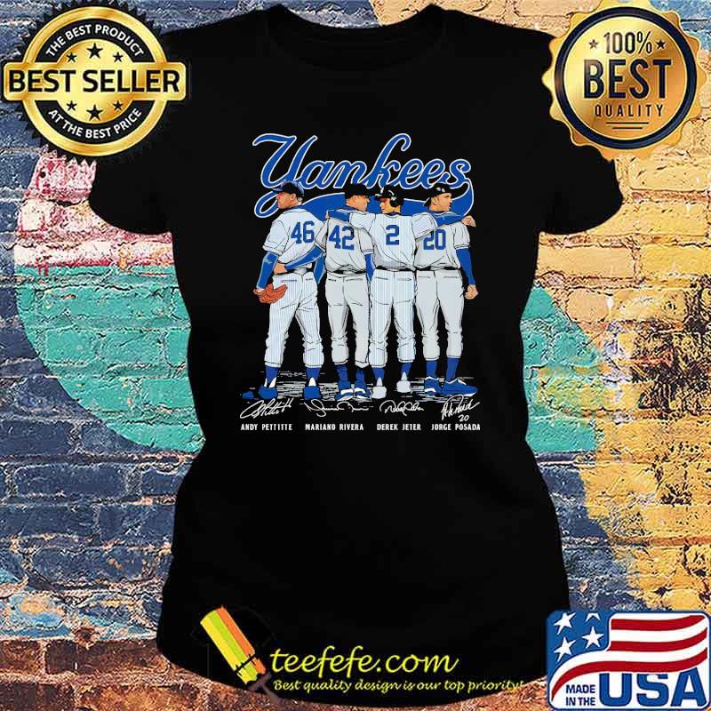 New York Yankees Member Signatures Shirt Ladies tee New York Yankees Member Signatures Shirt Ladies tee