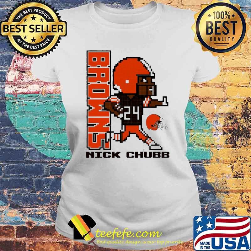 Nick Chubb Cleveland Browns Youth Pixel Player 2.0 shirt, hoodie, sweater,  long sleeve and tank top