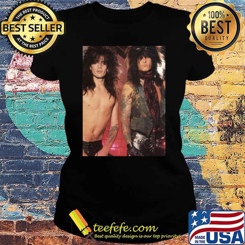 Nikki Sixx & Tommy Lee Classic T-Shirt Ladies tee Nikki Sixx & Tommy Lee Classic T-Shirt Ladies tee