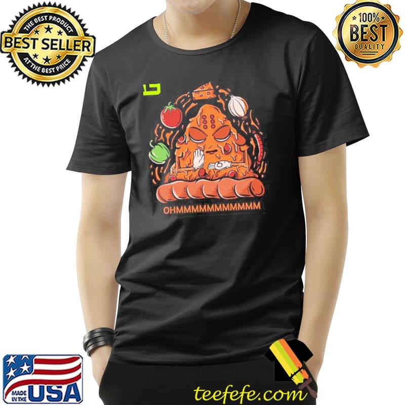 Ohm meditation pizza trending shirt