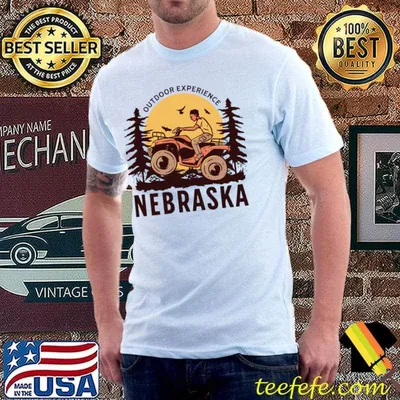 Outdoor Experience Nebraska Off Road Adventure Moon Forest Halloween T-Shirt