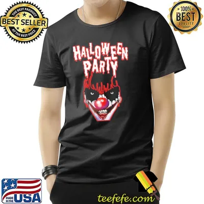 Party joker clown halloween spooky night classic  shirt
