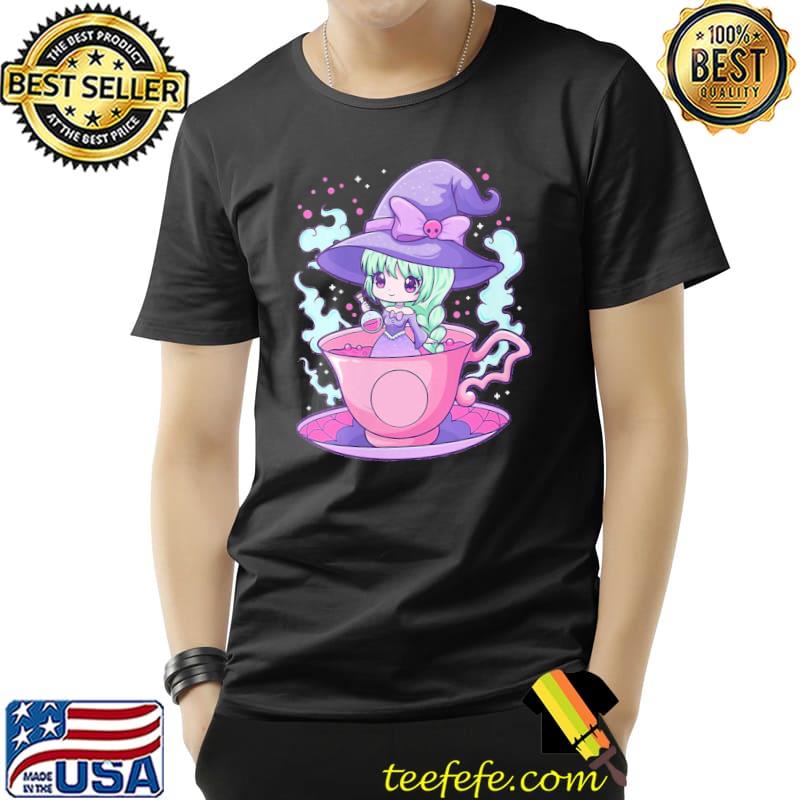 Pastel goth cute creepy witchy girl aesthetic anime girl classic shirt