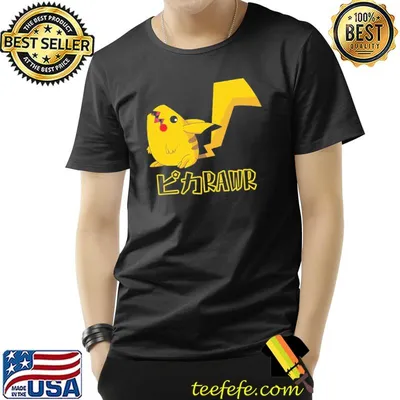 Pikarawr Pokemon Pikachu rawr classic shirt