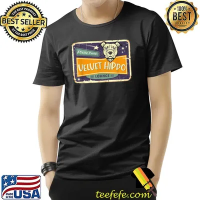 Pittie Velvet Hippo Lounge Party Dog Mom T-Shirt