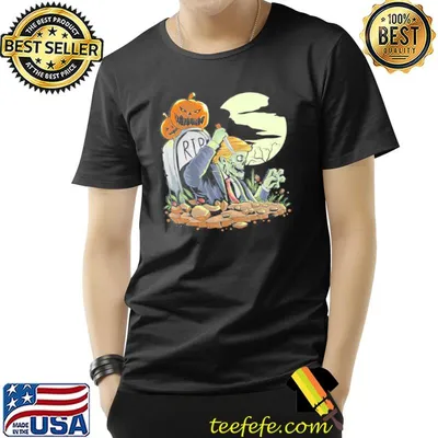 President Trump zombie costume graphic halloween spooky night classic  shirt