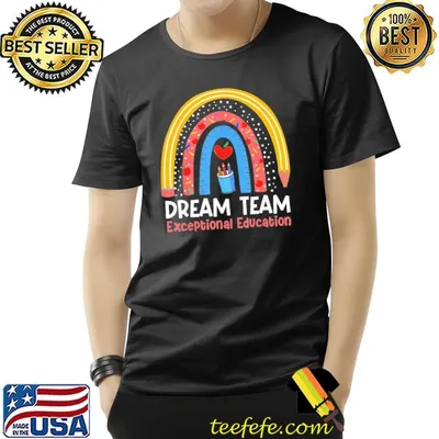 Rainbow pencil dream exceptional education team sped teacher classic shirt