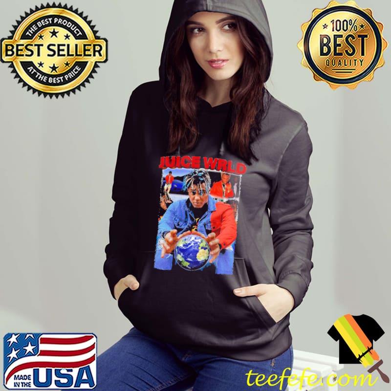 Rapper juice wrld world in your hands graphic classic s Hoodie Rapper juice wrld world in your hands graphic classic s Hoodie