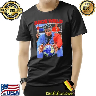 Rapper juice wrld world in your hands graphic classic shirt