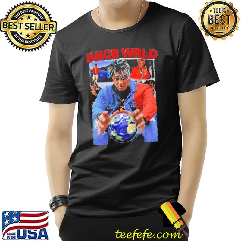Rapper juice wrld world in your hands graphic classic shirt