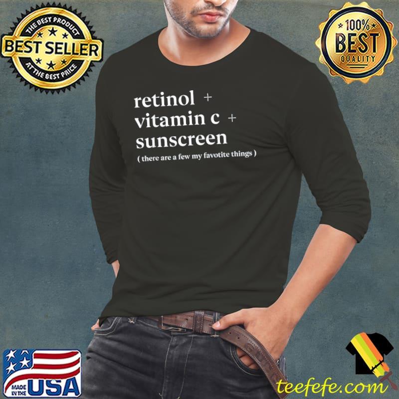 Retinol vitamin c and sunscreen aesthetic esthetician nurse classic s Long Sleeve Tee Retinol vitamin c and sunscreen aesthetic esthetician nurse classic s Long Sleeve Tee