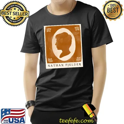 Retro nathan fielder silhouette the rehearsal graphic design classic shirt