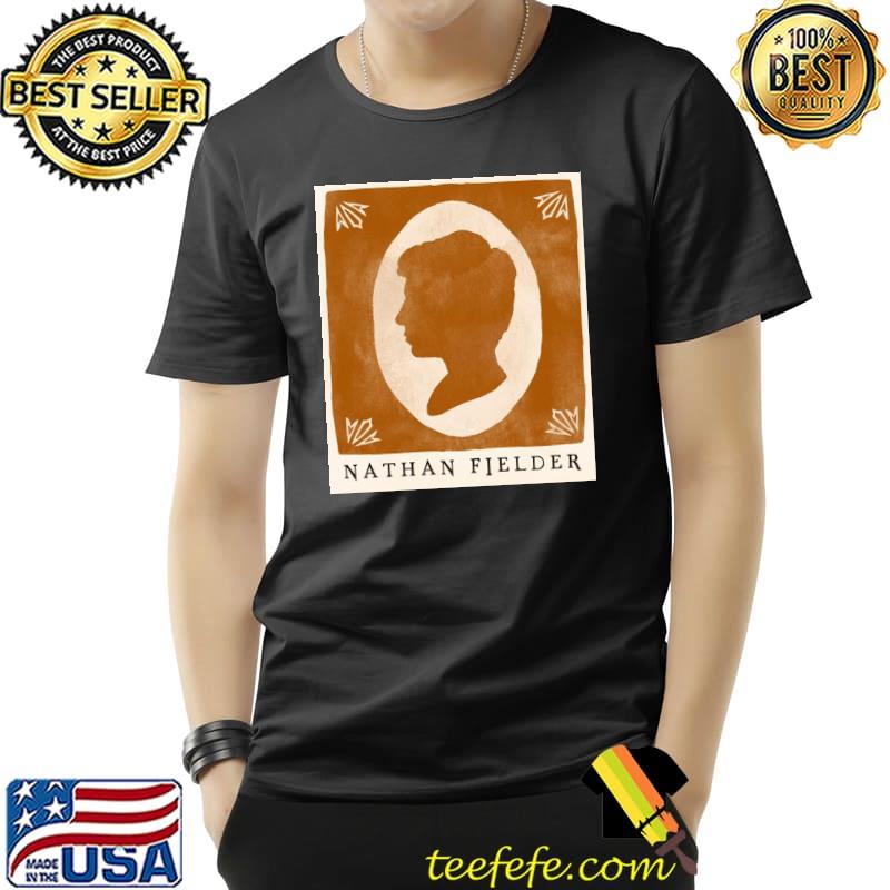 Retro nathan fielder silhouette the rehearsal graphic design classic shirt