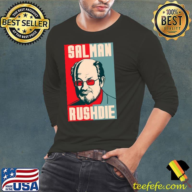 Retro portrait salman rushdie classic s Long Sleeve Tee Retro portrait salman rushdie classic s Long Sleeve Tee